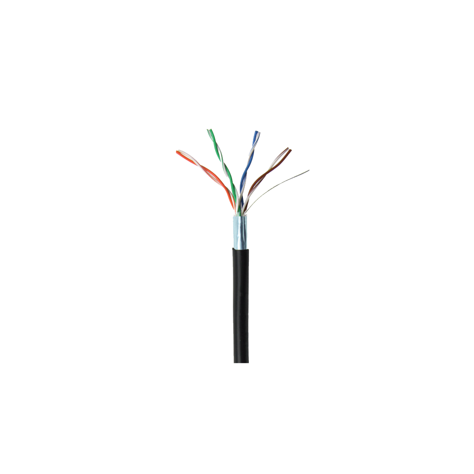 DTC Cable U/FTP Category 6 Black Outdoor 24 AWG