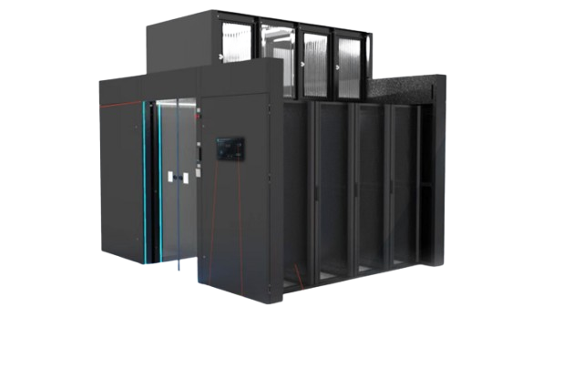 DTC Hot Aisle Containment System with Bisoft DCIM