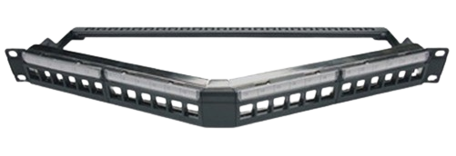 DTC Patch panel 24 Port Unloaded Angled