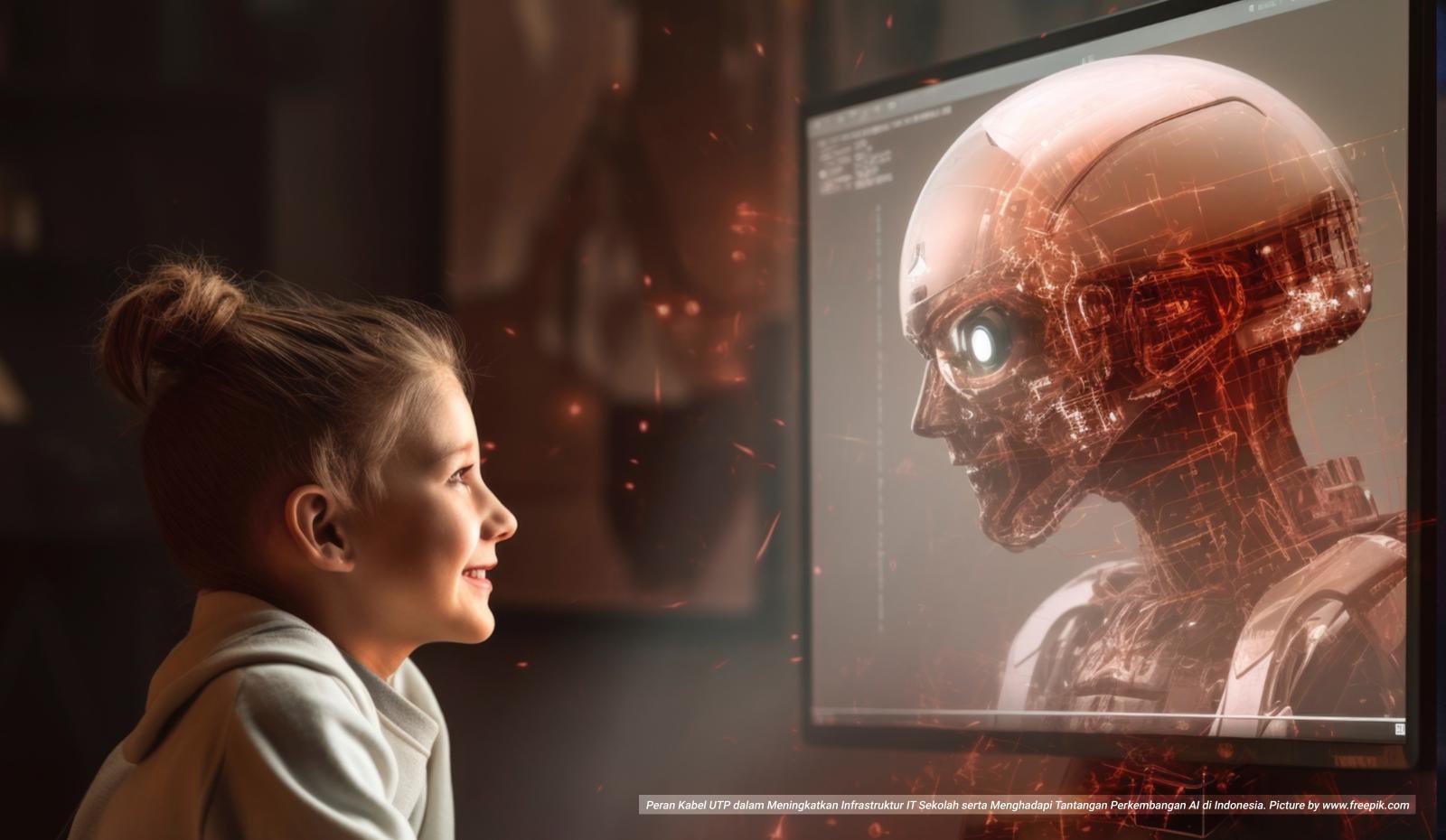 Peran Kabel UTP dalam Meningkatkan Infrastruktur IT Sekolah  serta Menghadapi Tantangan Perkembangan AI di Indonesia