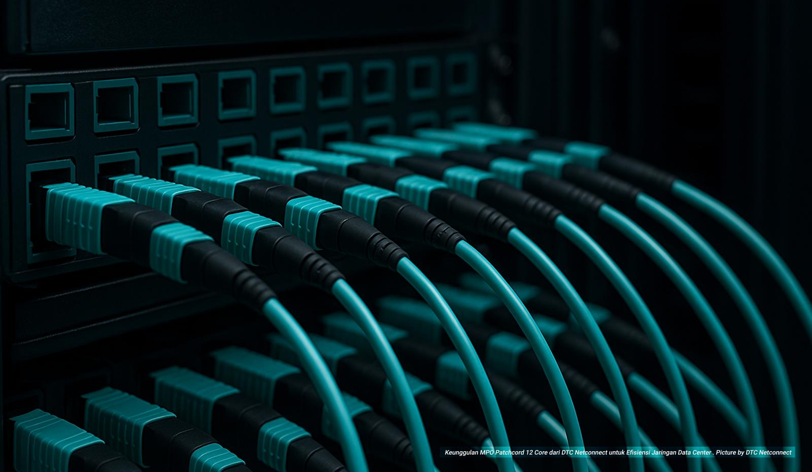 Keunggulan MPO Patchcord 12 Core dari DTC Netconnect  untuk Efisiensi Jaringan Data Center 