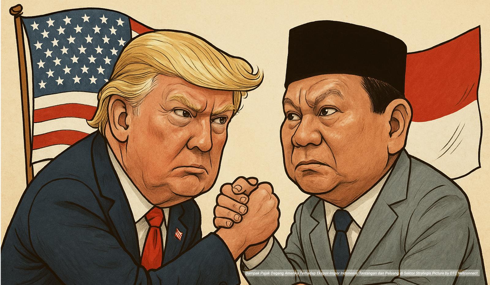 Dampak Pajak Dagang Amerika Terhadap Ekspor-Impor Indonesia:  Tantangan dan Peluang di Sektor Strategis