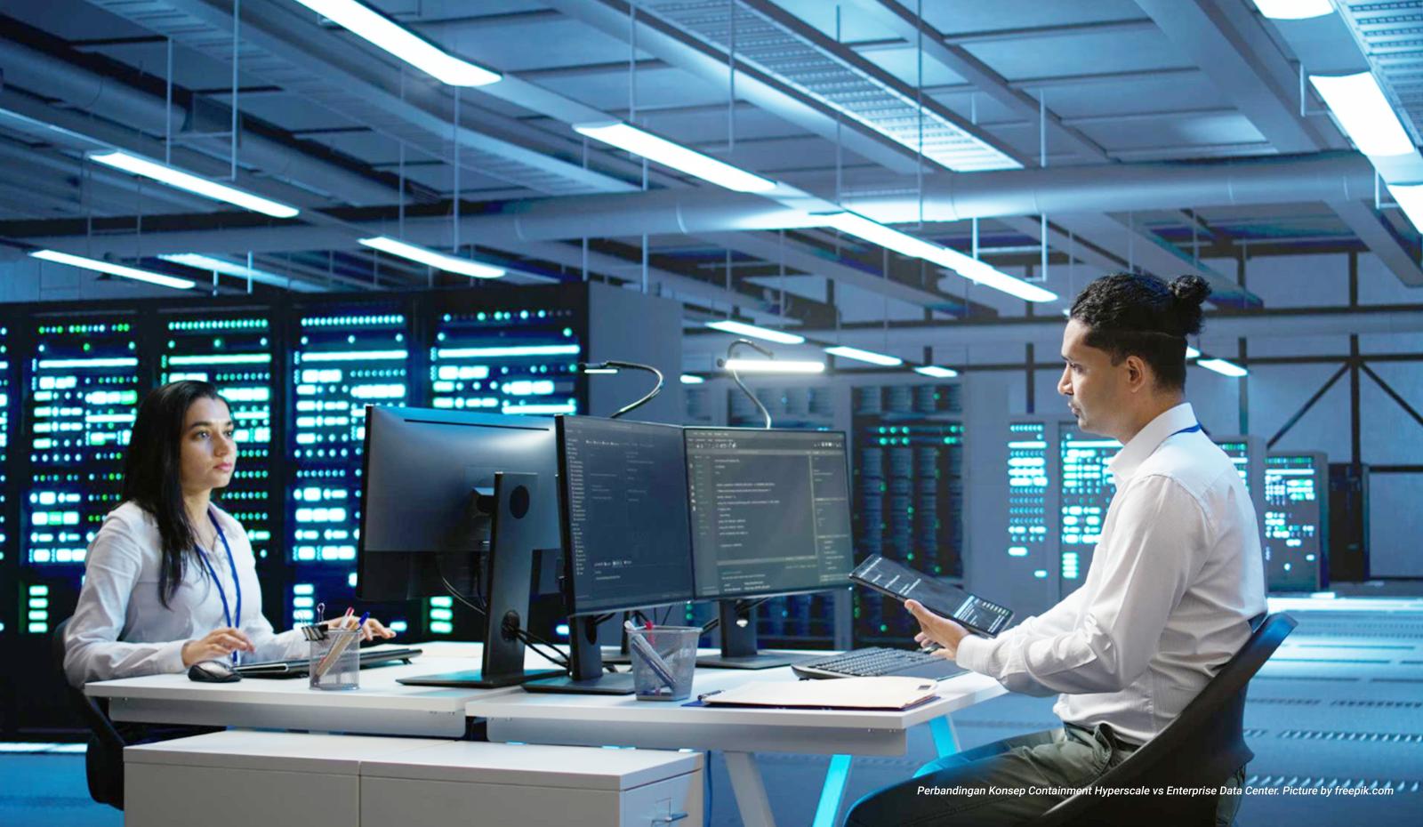 Perbandingan Konsep Containment Hyperscale vs Enterprise Data Center