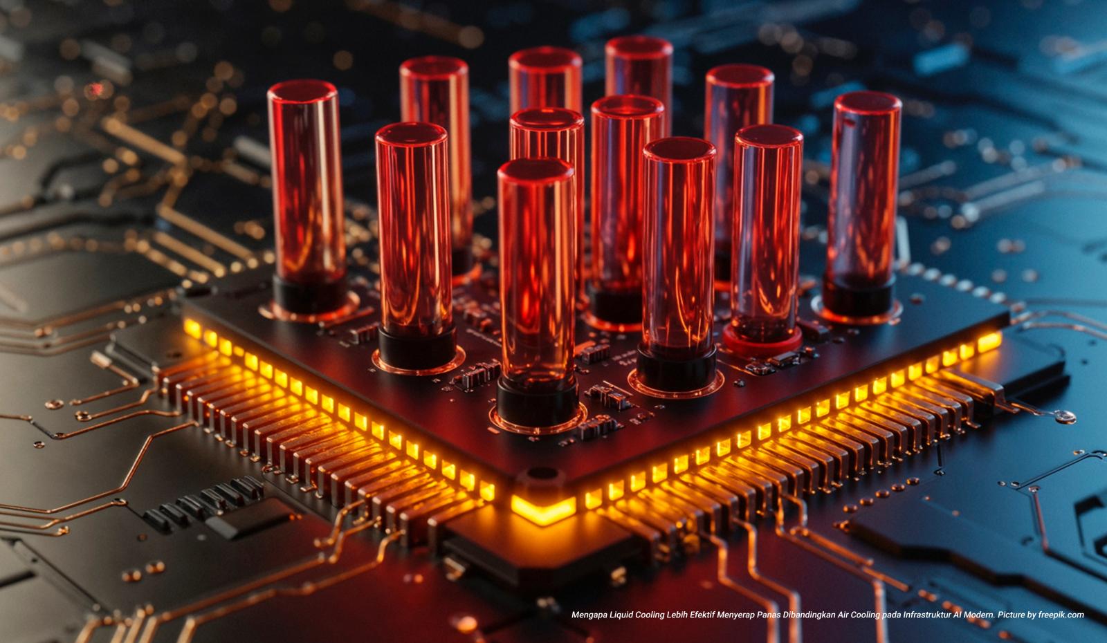Mengapa Liquid Cooling Lebih Efektif Menyerap Panas Dibandingkan Air Cooling pada Infrastruktur AI Modern