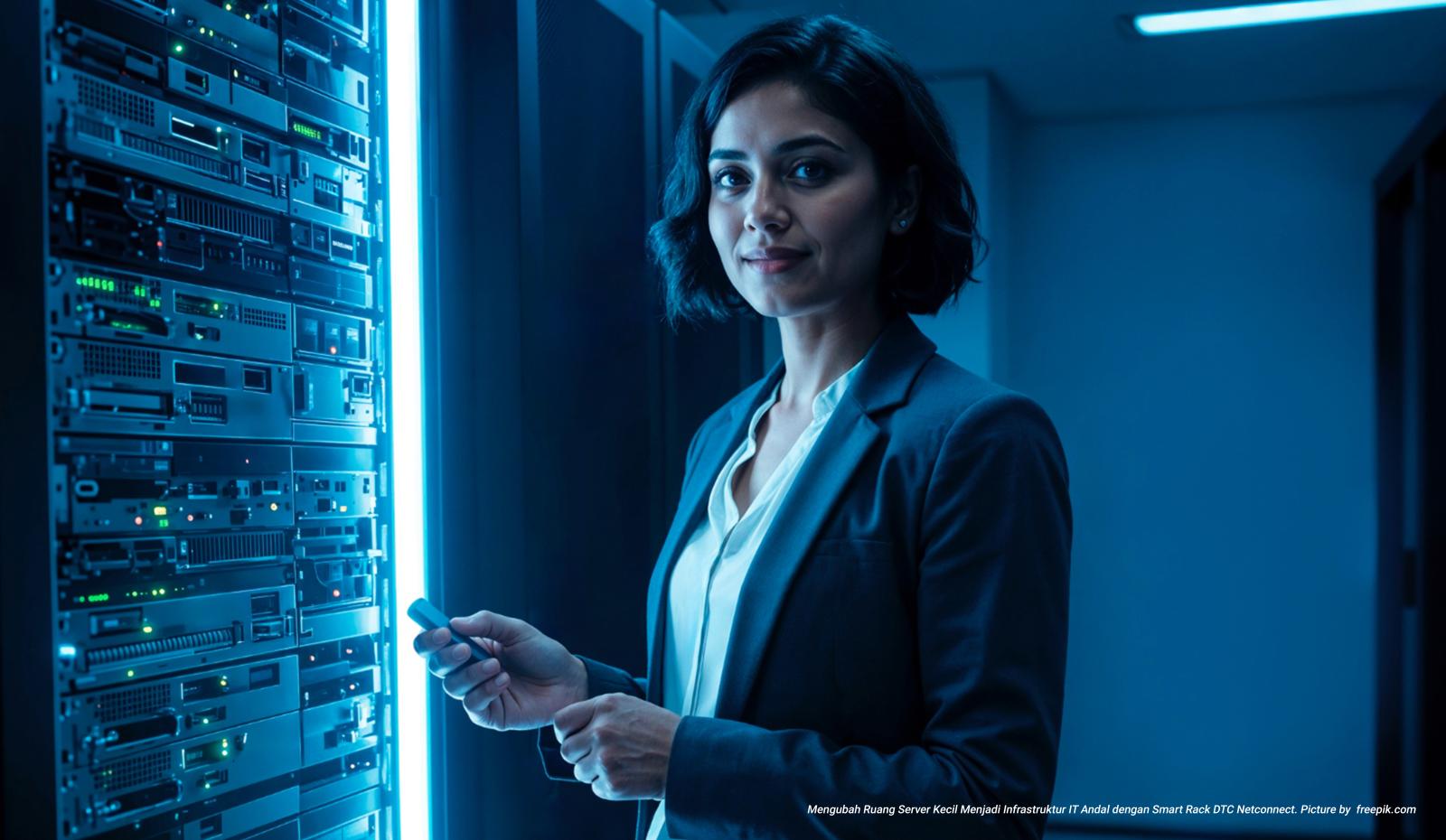 Mengubah Ruang Server Kecil Menjadi Infrastruktur IT Andal dengan Smart Rack DTC Netconnect