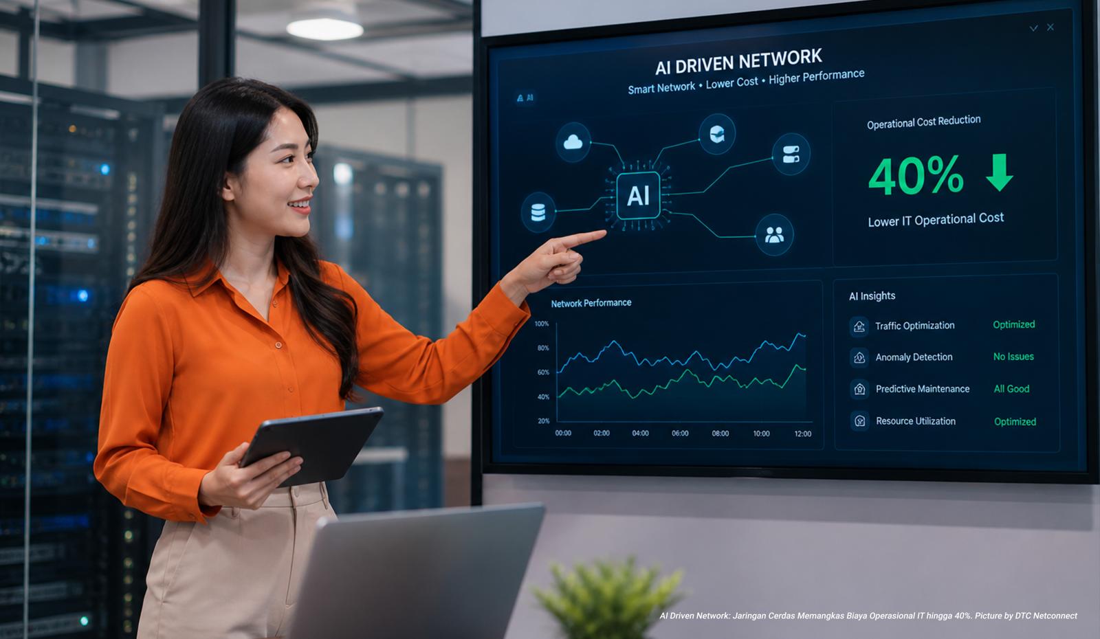 AI Driven Network: Jaringan Cerdas Memangkas Biaya Operasional IT hingga 40%