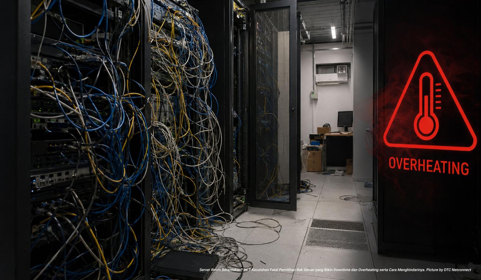 Server Room Berantakan? Ini 7 Kesalahan Fatal Pemilihan Rak Server yang Bikin Downtime dan Overheating serta Cara Menghindarinya