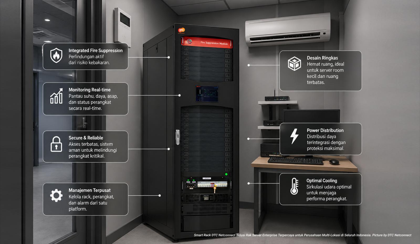 Smart Rack DTC Netconnect Solusi Rak Server Enterprise Terpercaya untuk ...