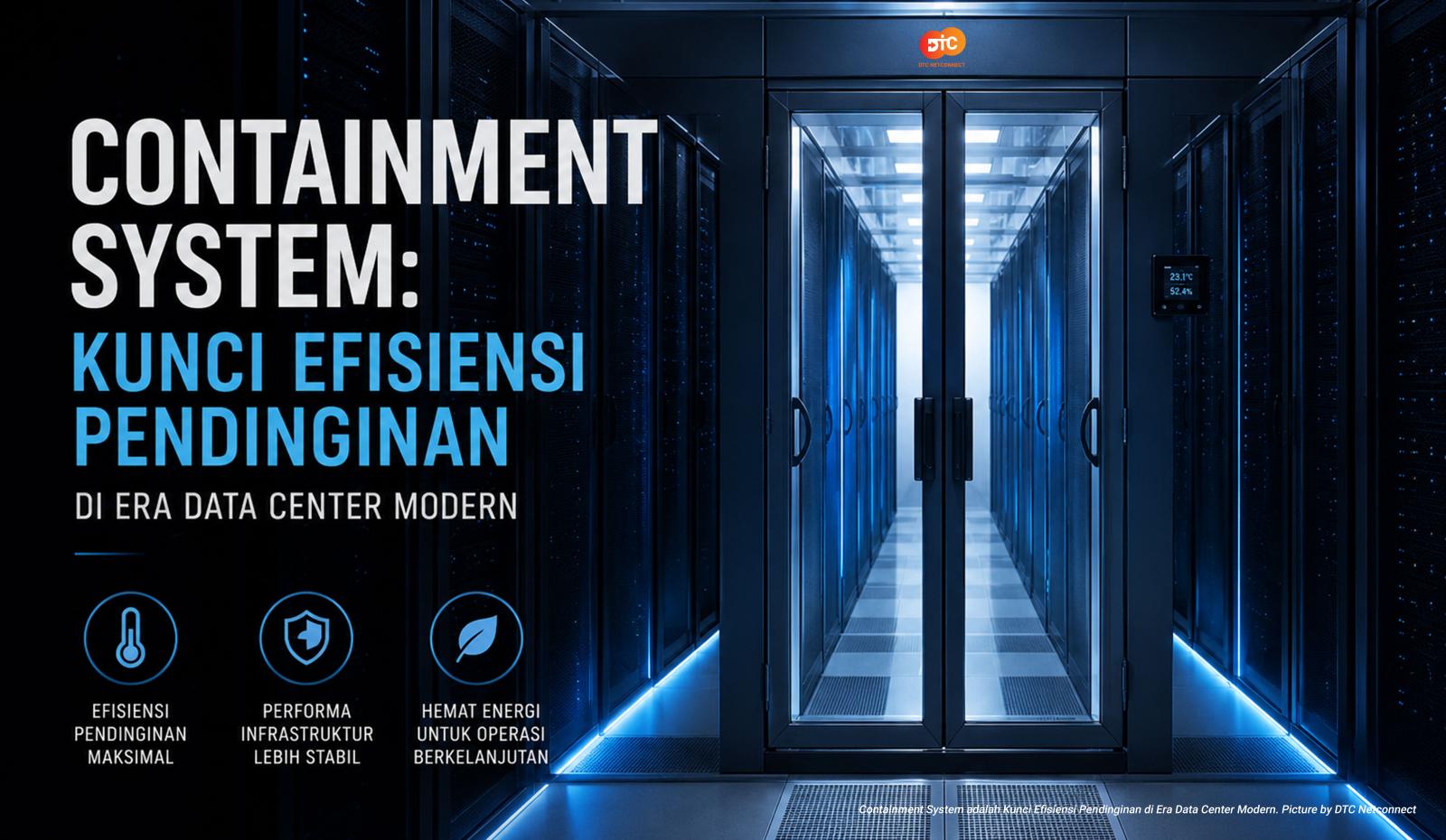 Containment System adalah Kunci Efisiensi Pendinginan di Era Data Center Modern