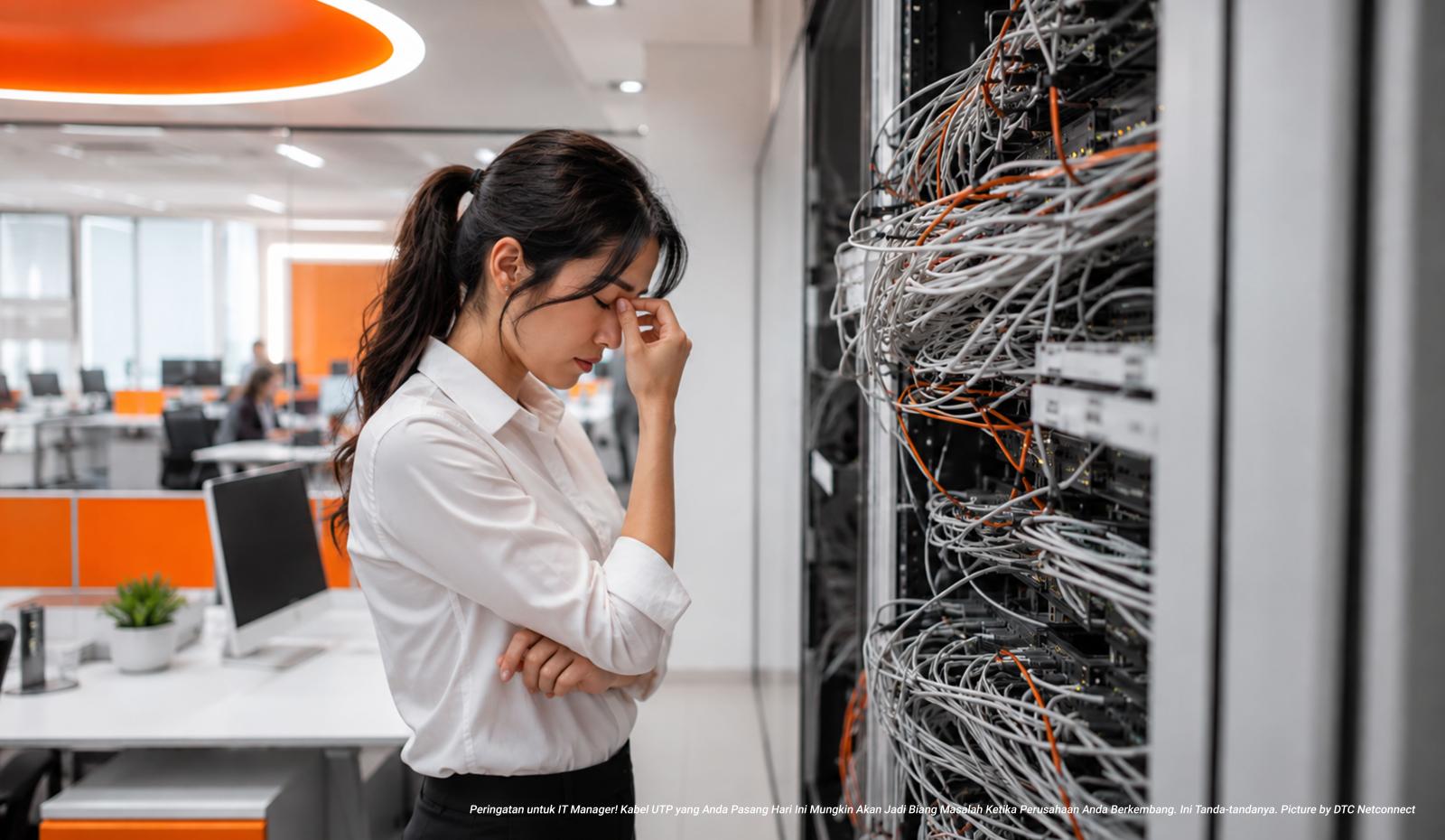Peringatan untuk IT Manager! Kabel UTP yang Anda Pasang Hari Ini Mungkin Akan Jadi Biang Masalah Ketika Perusahaan Anda Berkembang. Ini Tanda-tandanya