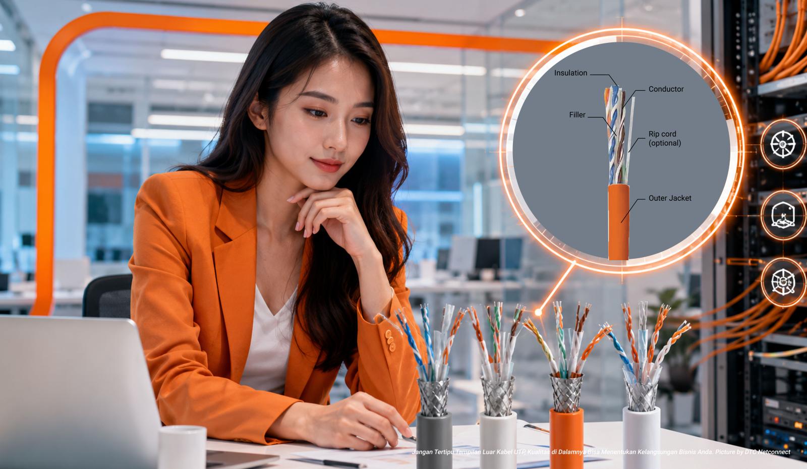 Jangan Tertipu Tampilan Luar Kabel UTP, Kualitas di Dalamnya Bisa Menentukan Kelangsungan Bisnis Anda