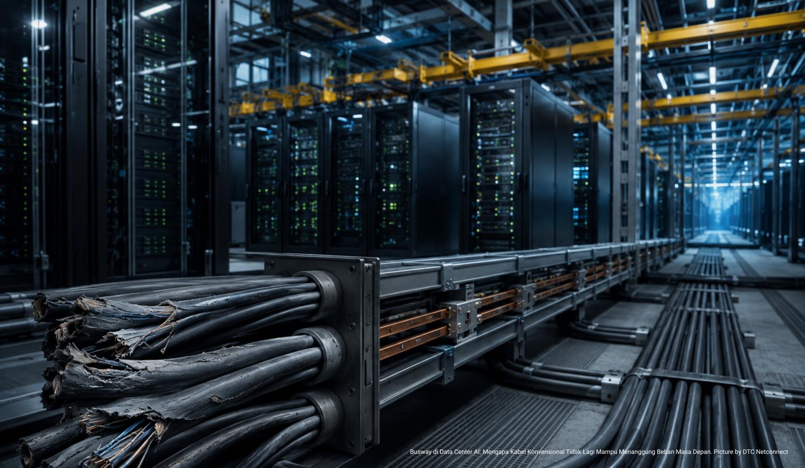 Busway di Data Center AI: Mengapa Kabel Konvensional Tidak Lagi Mampu Menanggung Beban Masa Depan