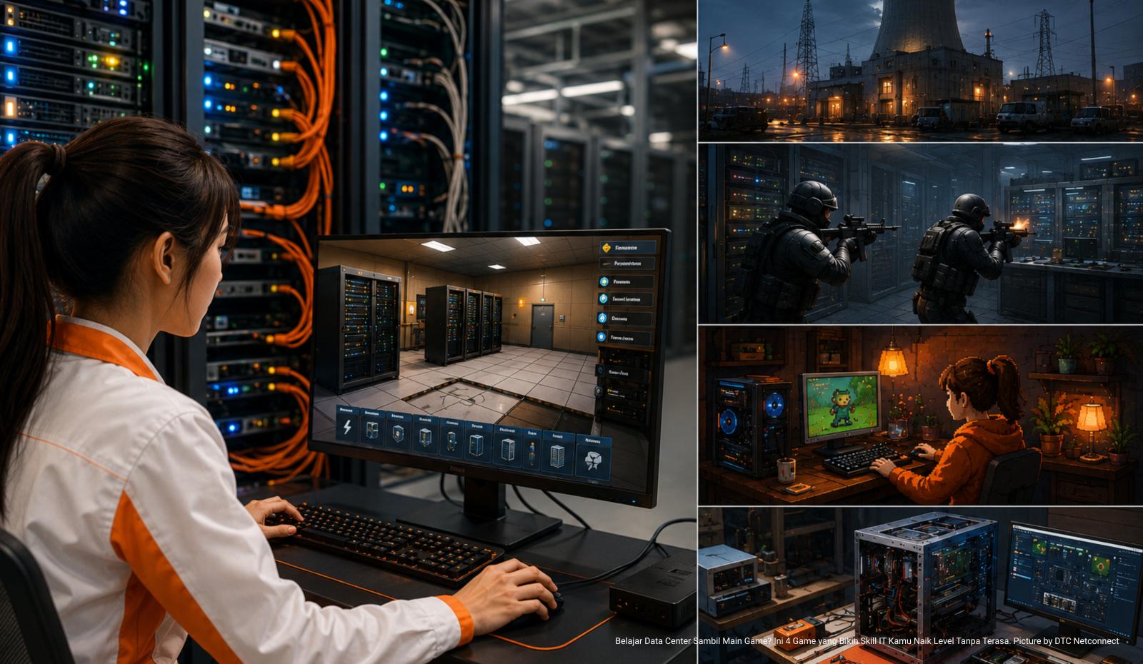 Belajar Data Center Sambil Main Game? Ini 4 Game yang Bikin Skill IT Kamu Naik Level Tanpa Terasa