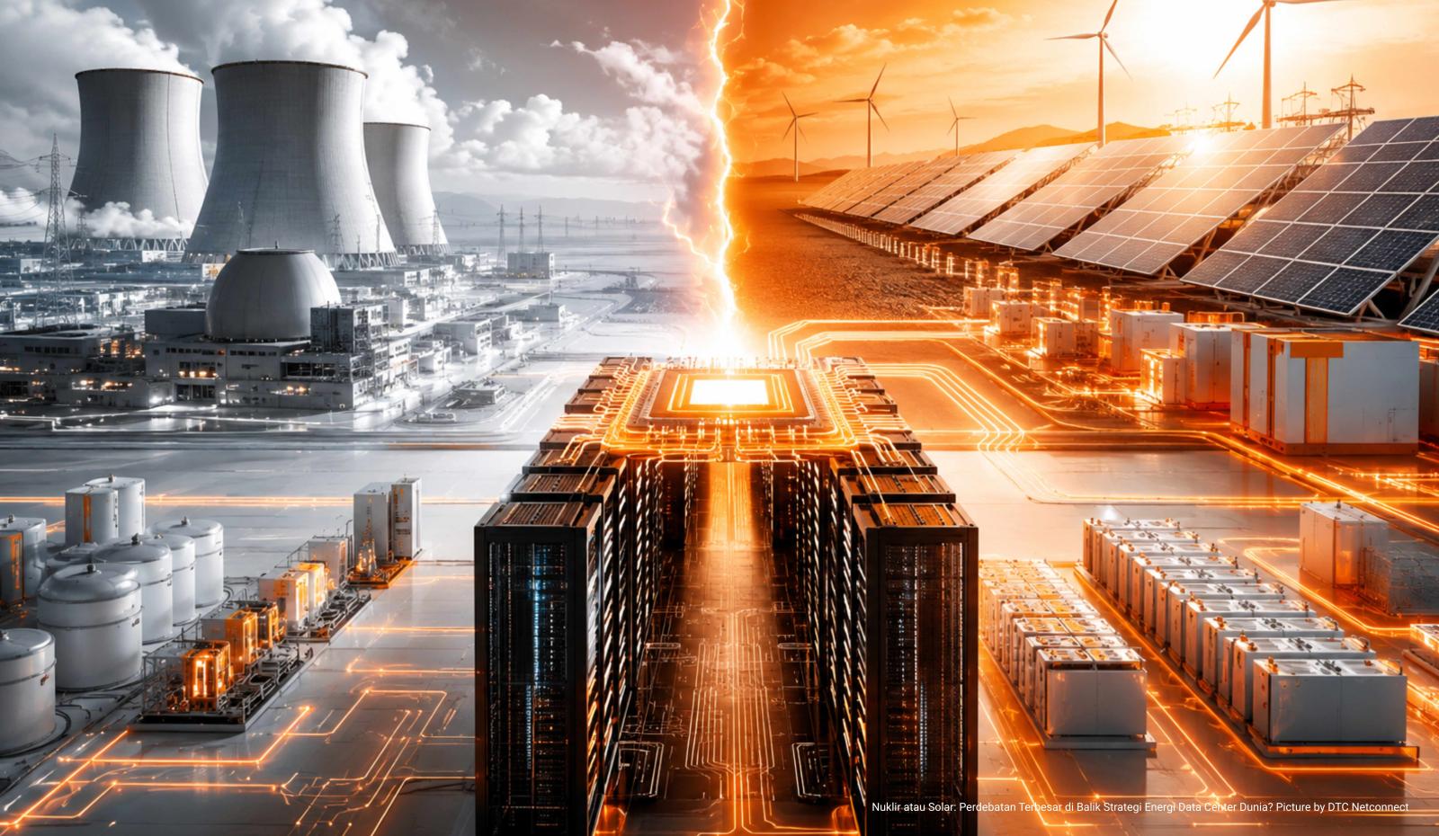 Nuklir atau Solar: Perdebatan Terbesar di Balik Strategi Energi Data Center Dunia?