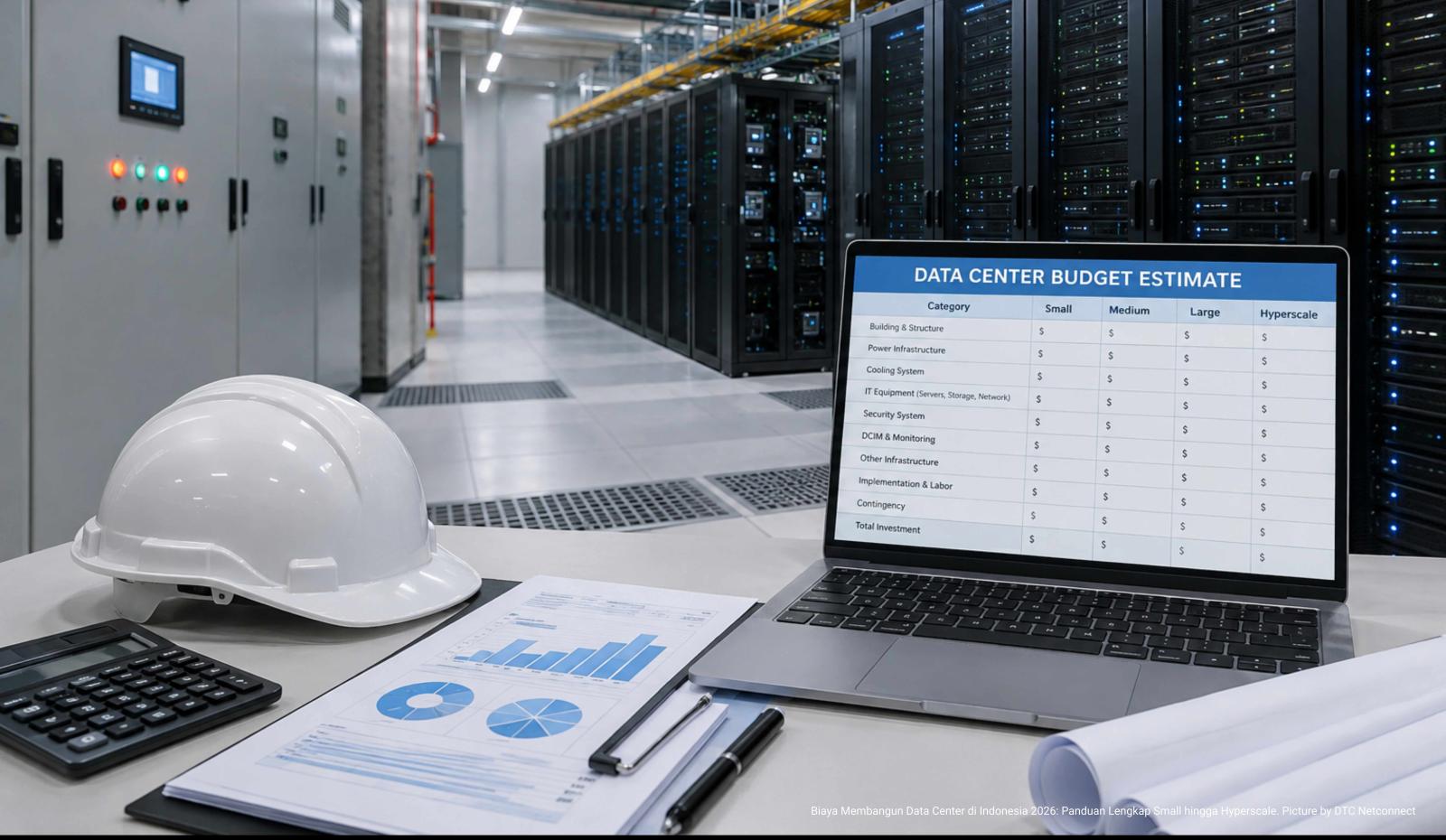 Biaya Membangun Data Center di Indonesia 2026: Panduan Lengkap Small hingga Hyperscale
