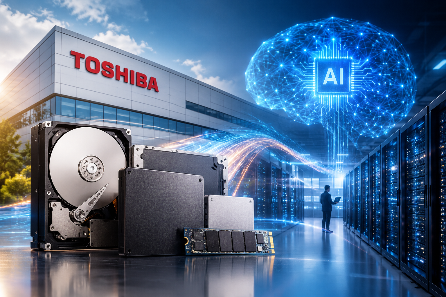 Toshiba dan Jejak Pabrikan Storage Merebut Pasar AI