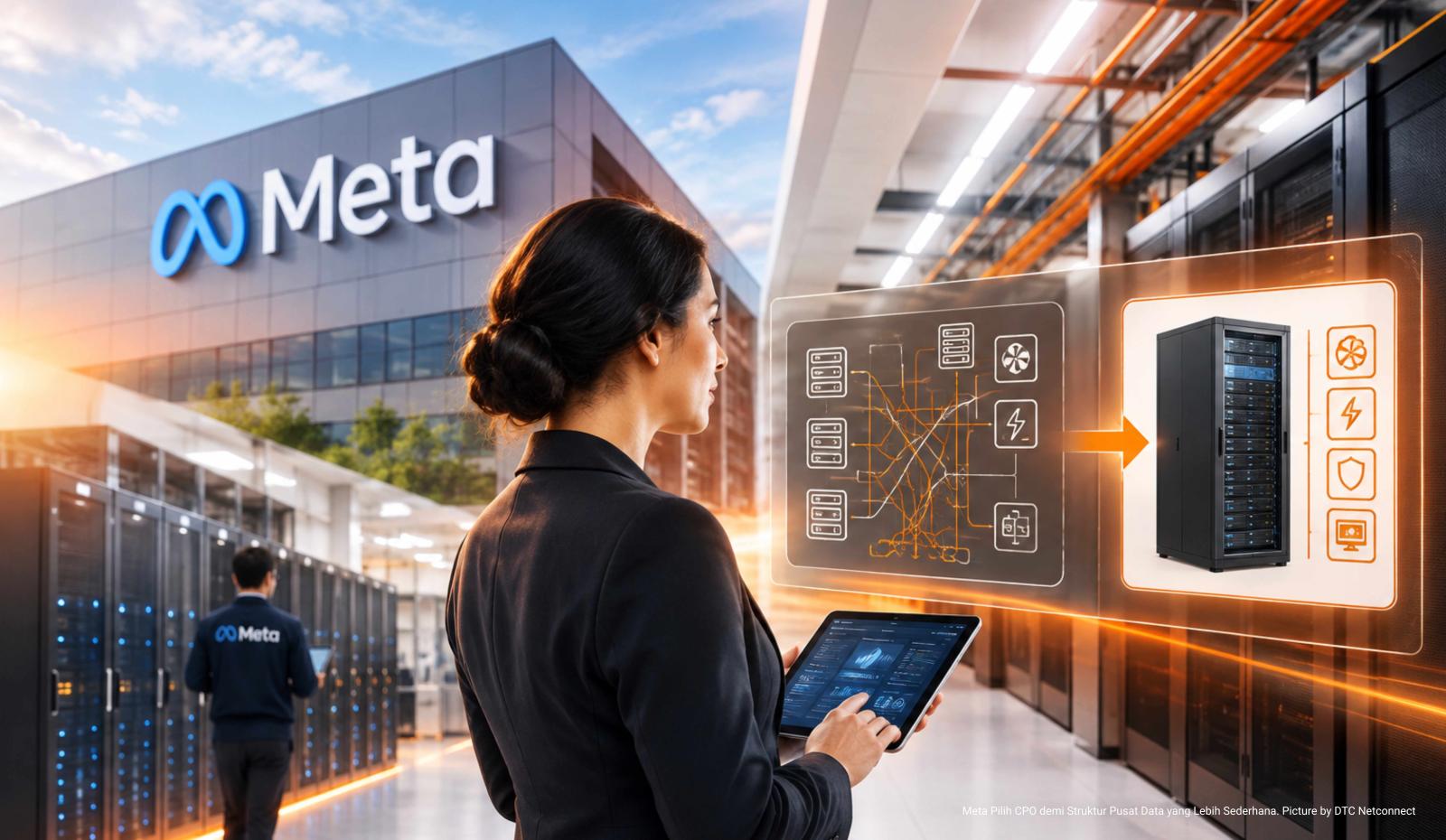 Meta Pilih CPO demi Struktur Pusat Data yang Lebih Sederhana