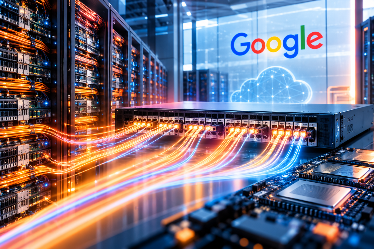 Google Sambungkan Ribuan Chip Sekaligus Lewat Switch Optik